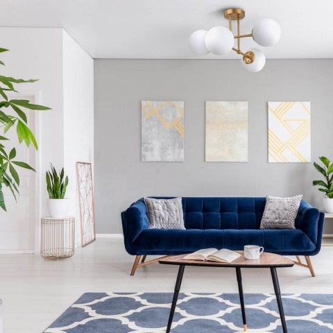 Lampa wisząca Roma 4 złota 4xE14 Light Prestige