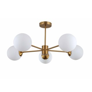 Lampa wisząca Roma 5 złota 5xE14 Light Prestige