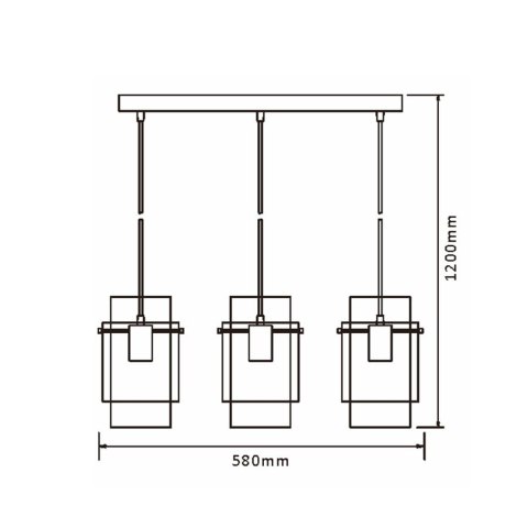 Żyrandol Savona 3 linia