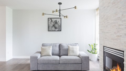 Lampa wisząca Snow 6 złota 6xGU10 Light Prestige