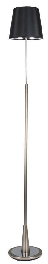 Lampa podłogowa satynowa/czarna Milonga 51-53619