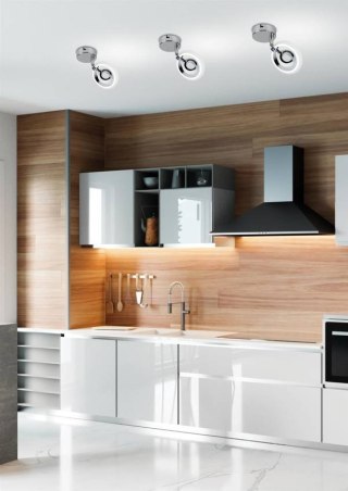 Lampa ścienna kinkiet 1X6W LED chrom 3000K CELT 91-62000