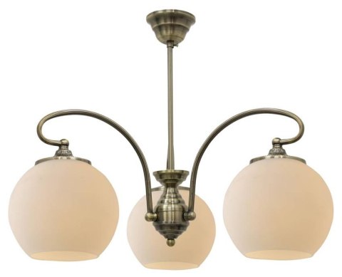 ORBIT LAMPA WISZĄCA 3X60W E27 PATYNOWA MIEDŹ