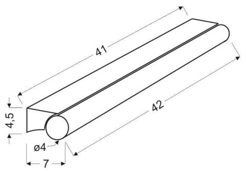 KINKIET ŁAZIENKOWY LAMPA ŚCIENNA NAD LUSTO LED DAPHENE 4000K CHROM