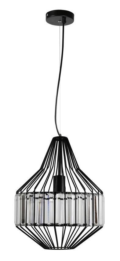 LAMPA SUFITOWA WISZĄCA ALVARO 31-55163 1xE27 CZARNY