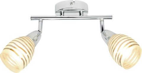 Lampa ścienna listwa 2X10W E14 LED chrom JUBILAT 92-55699