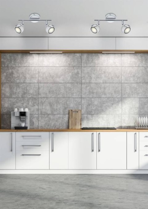 Lampa ścienna listwa 2X50W GU10 chrom BALT 92-60570