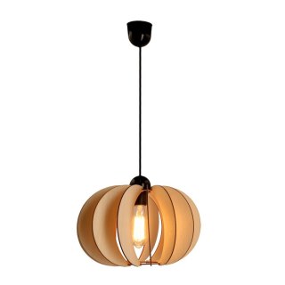 Eco 2 lampa wisząca 1x40 E27 abażur drewniany