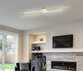 Lampa sufitowa złota LED 100x18cm Zakintos Apeti A0019-120