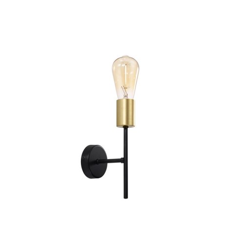 Kinkiet czarno-złoty lampa ścienna Crespilo 21-01252