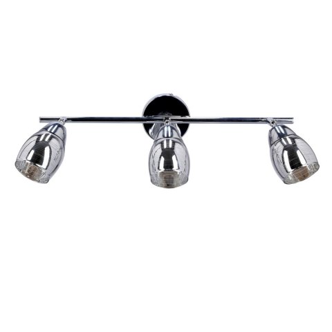 Lampa ścienna listwa 3X10W E14 LED chrom MILTON 93-61294