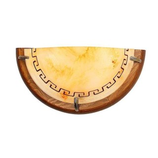 Lampa sufitowa candellux grecki 11-31108 plafon e27 brąz alabaster