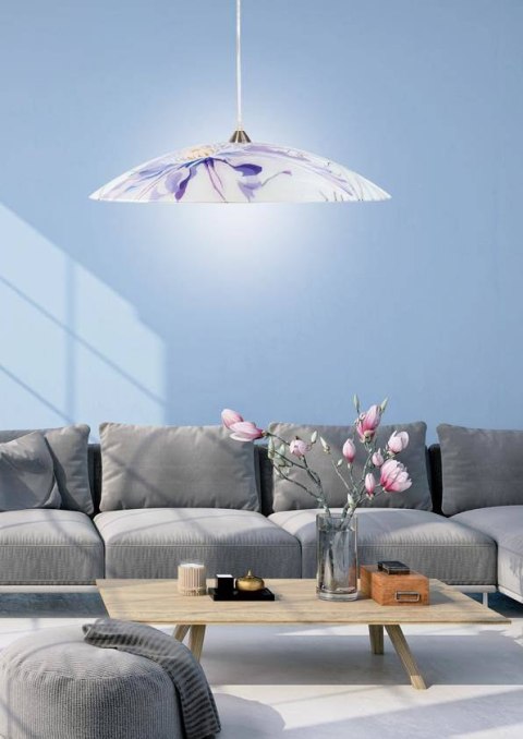 Lampa sufitowa wisząca candellux spring 31-29904 e27 fioletowy
