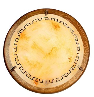 Lampa sufitowa plafon 1X60W E27 brąz ALABASTER 13-31061