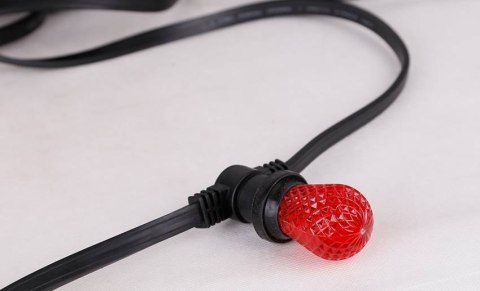 Girlanda świetlna zewnętrzna 5m rozstaw 0,25m 20x10W czarny przewód Candellux 2570173