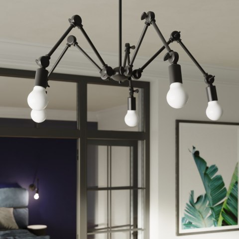 Sollux Lampa Kinkiet STARK czarny