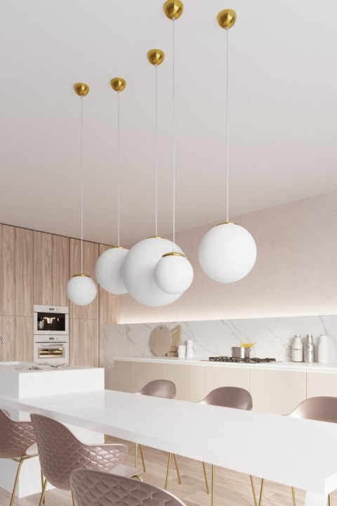 Sollux Lampa wisząca UGO 30 złota