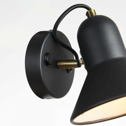 Kinkiet Astama czarny 1xE27 Light Prestige