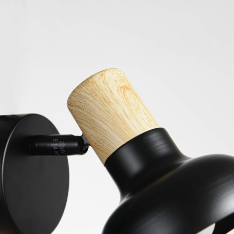 Kinkiet Arezzo 1xE14 czarny LP-1420/1W BK