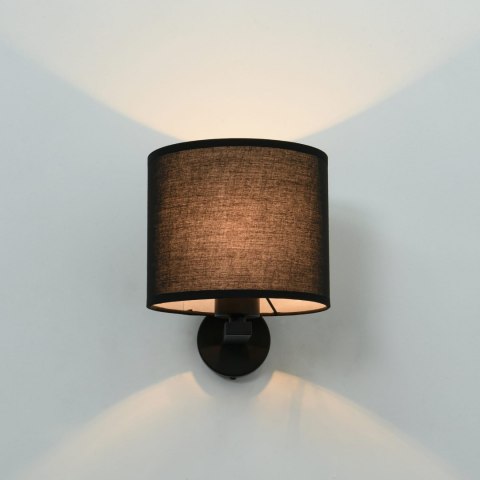 Kinkiet Cecina 1xE27 czarna LP-114/1W BK