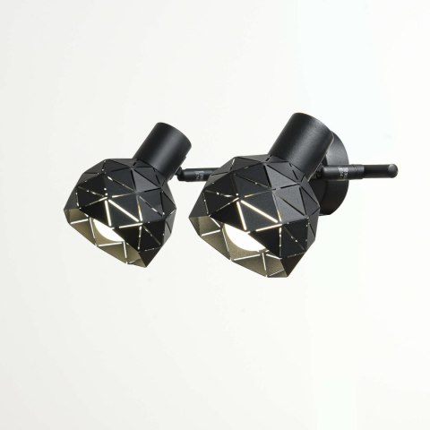 Spot Reus czarny 2xE14 Light Prestige