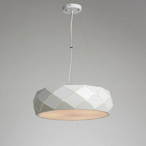 Lampa wisząca Reus biała 3xE27 Light Prestige