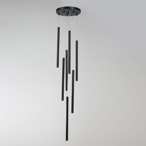 Lampa wisząca Lungo 7 czarna 7xG9 Light Prestige