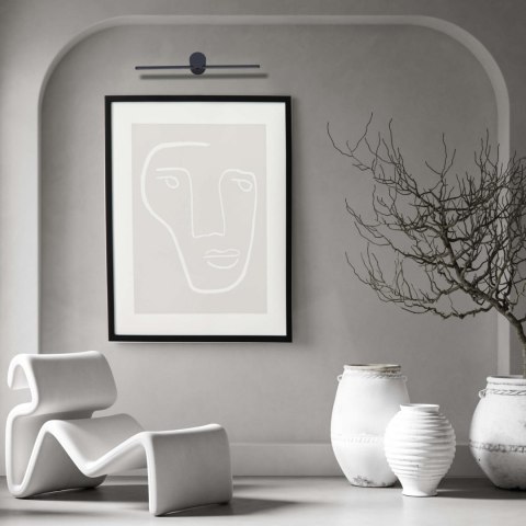 Kinkiet Modern Slim 40 cm czarny LED 3000K Light Prestige