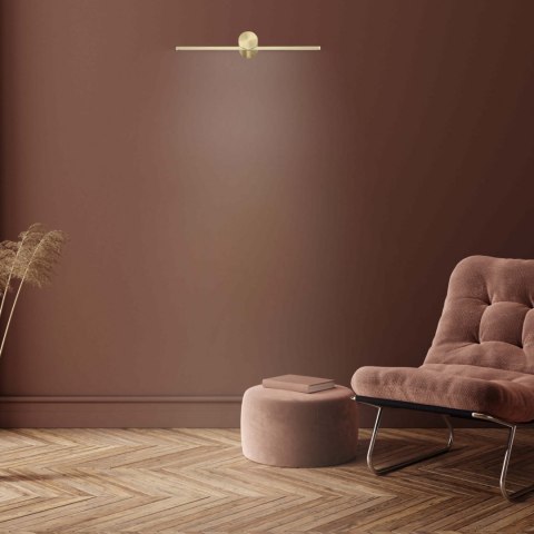 Kinkiet Modern Slim 40 cm złoty LED 3000K Light Prestige