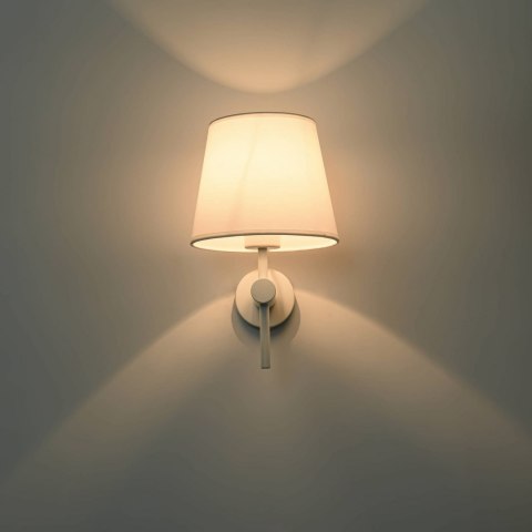 Kinkiet Tivoli biały 1xE27 Light Prestige