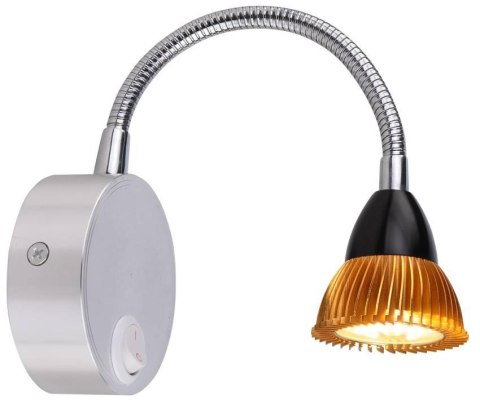 Kinkiet LED CANDELLUX DINO 21-43740 CHROM/ALUMINIUM