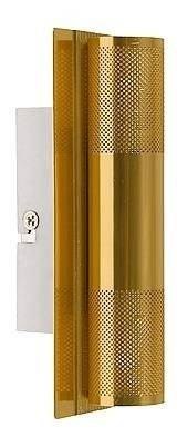 Kinkiet złoty matowy lampa ścienna 2x40W Emu 91-07820