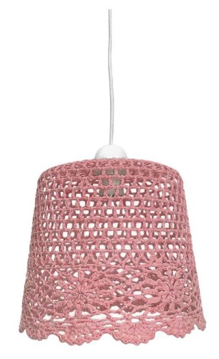 Lampa sufitowa wisząca candellux nonna 31-38487 e27 różowy