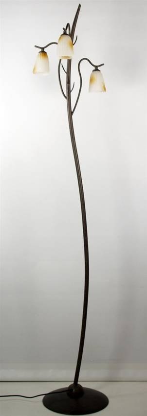 Lampa podłogowa patynowa 3x40W G9 L&H