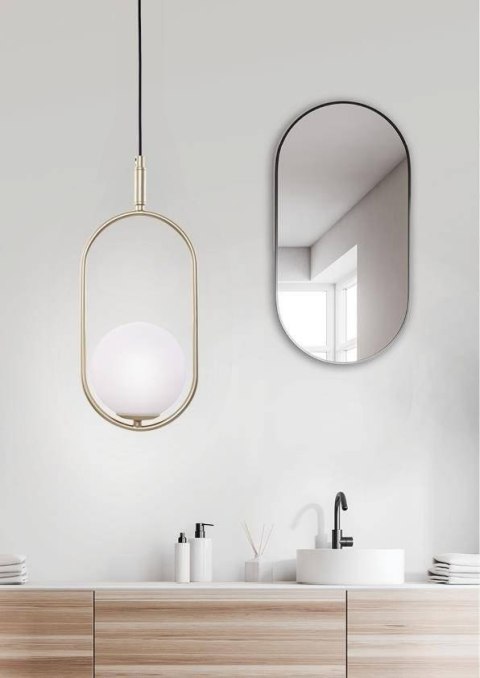 Lampa wisząca Żyrandol Cordel zwis 1x28w g9 mosiądz