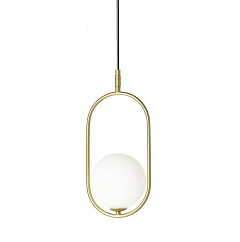 Lampa wisząca Żyrandol Cordel zwis 1x28w g9 mosiądz