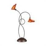 Lampka biurkowa Candellux Malta 42-00647 2X20W G4 12V brąz