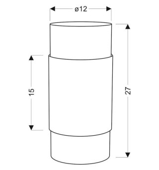Lampka stołowa biała/bezbarwna Wring 41-28006