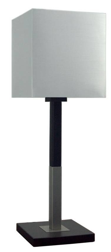 Lampka stołowa czarno-srebrna Favorita 41-25091