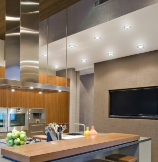 Oprawa stropowa szklana biała LED SSP-23 2263908