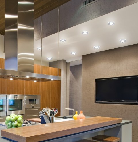 Oprawa stropowa szklana biała LED SSP-23 2263908