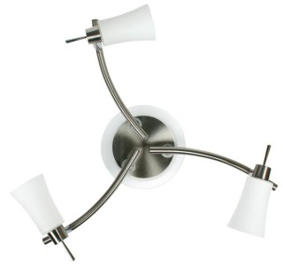 Kroton Plafon 3X40W G9 Nikiel Mat