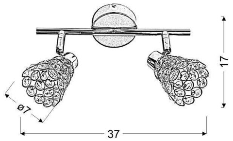 LAMPA SUFITOWA SPOT 92-97470