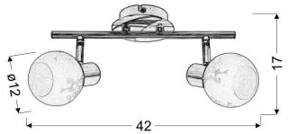 Lampa sufitowa spot candellux outlet 92-10056