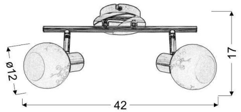 Lampa sufitowa spot candellux outlet 92-10056