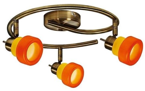 Lampa sufitowa 3xG9 30cm 98-85460 Venice spirala patyna