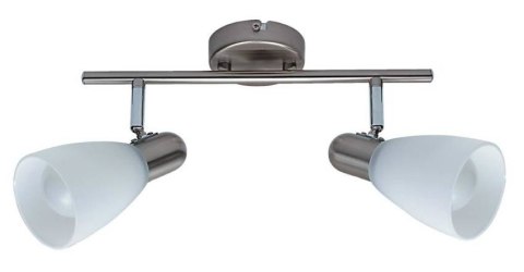 Lampa sufitowa Candellux 92-32426 Elipsa listwa 2X7W E 14 matowy nikiel