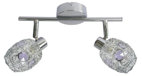 Lampa sufitowa Candellux 92-56194 Golden listwa 2X40W G9 chrom fiolet