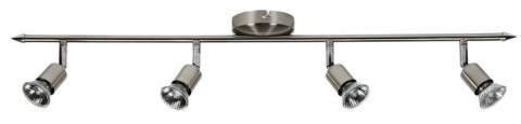 Lampa sufitowa Candellux 94-73658 Delta listwa 4X50W GU10 matowy chrom