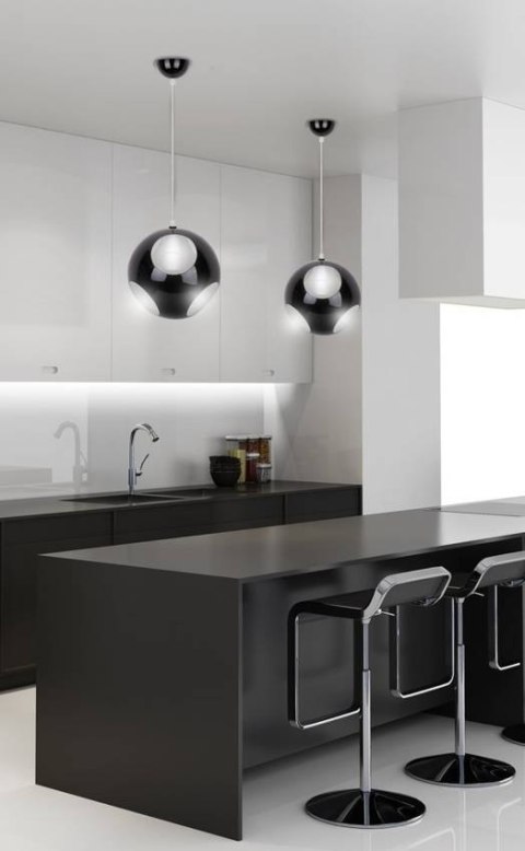 Nowoczesna czarna lampa wisząca Bolla 31-05090